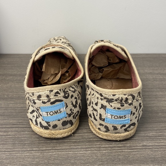 TOMS Brown Snow Leopard Classic Cordones size W6 - Picture 6 of 9